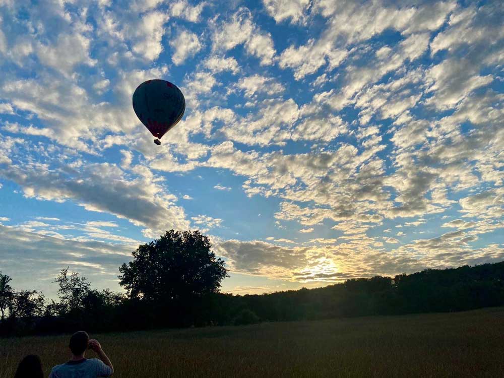 Vol montgolfiere à l'Aérodrome du Laboru
