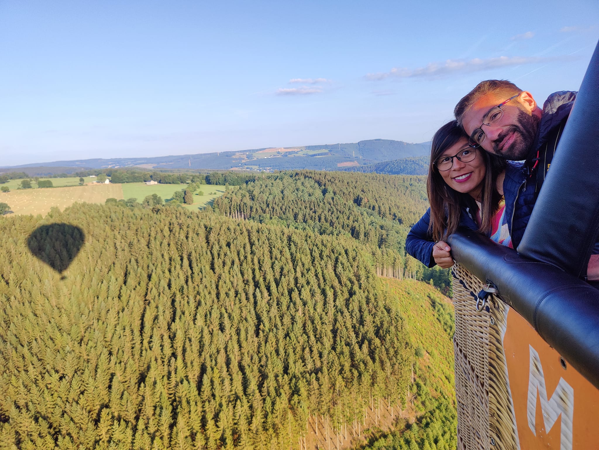 Vol montgolfière Lac de Coo