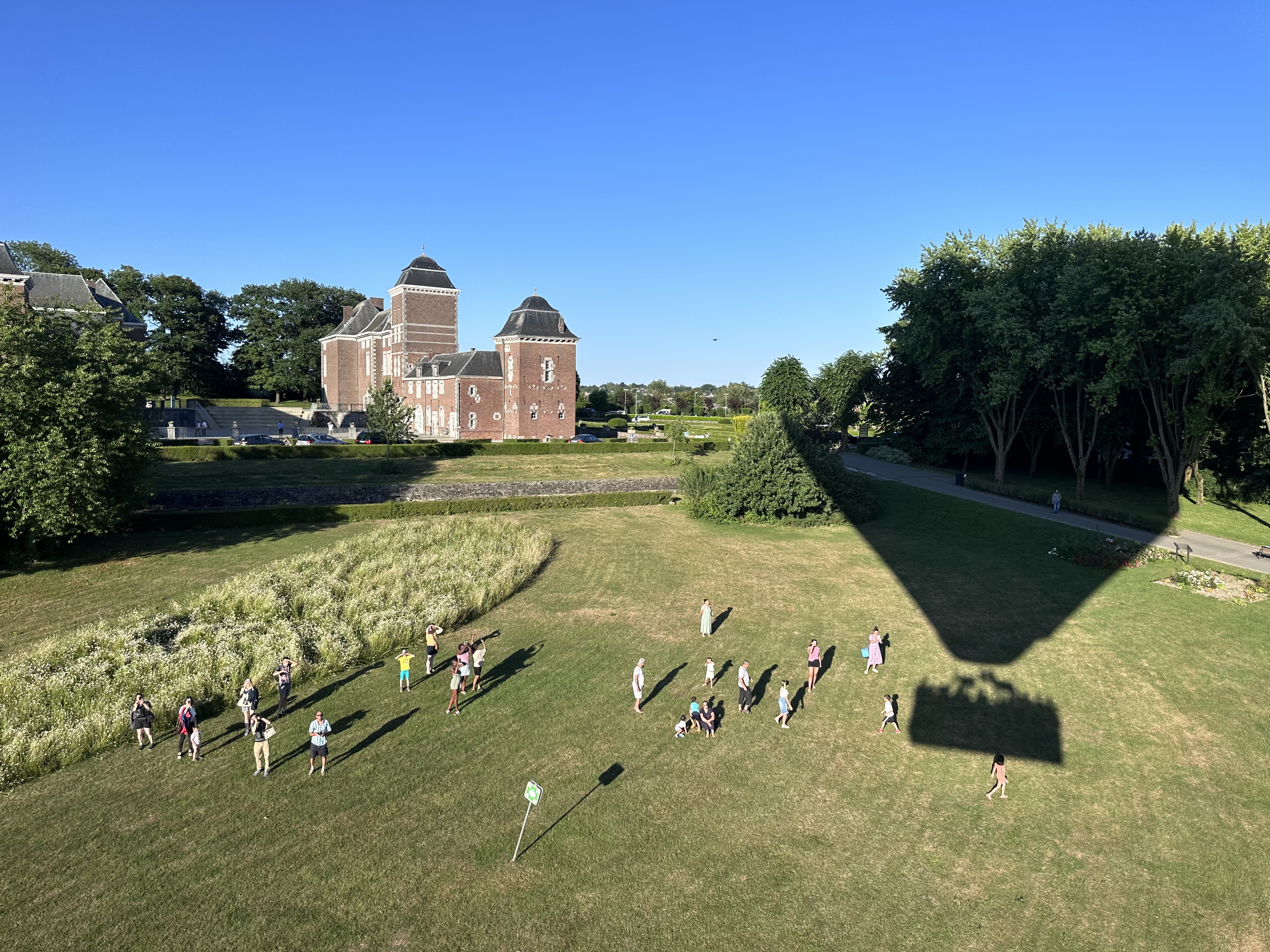Vol en montgolfière Chateau de Wégimont