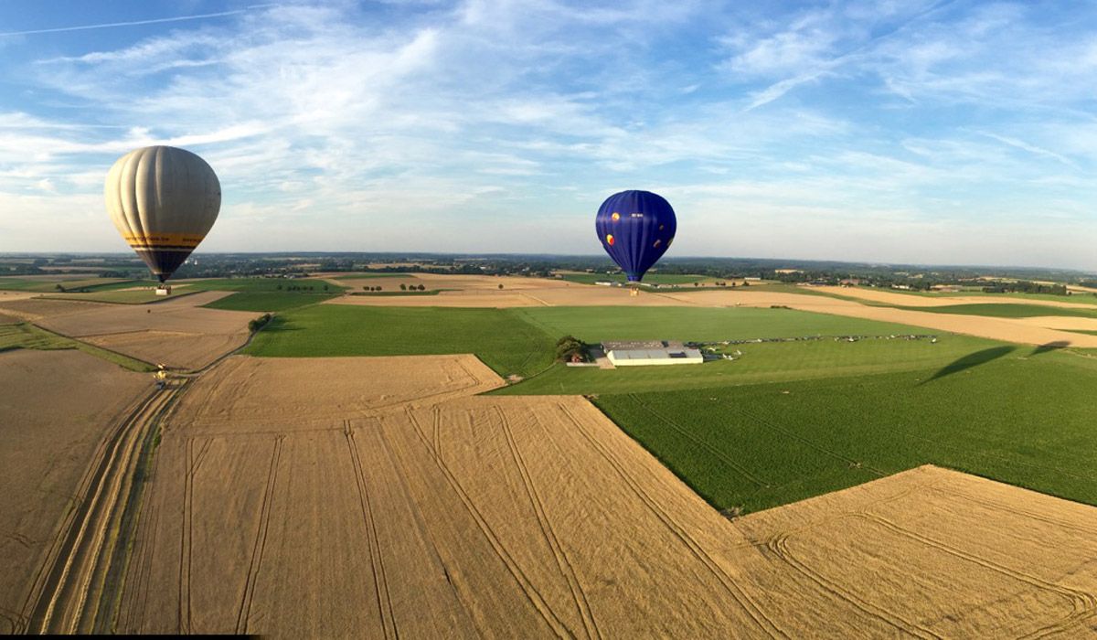 Geef het mooiste landschap van België cadeau met een waardebon voor een ballonvaart