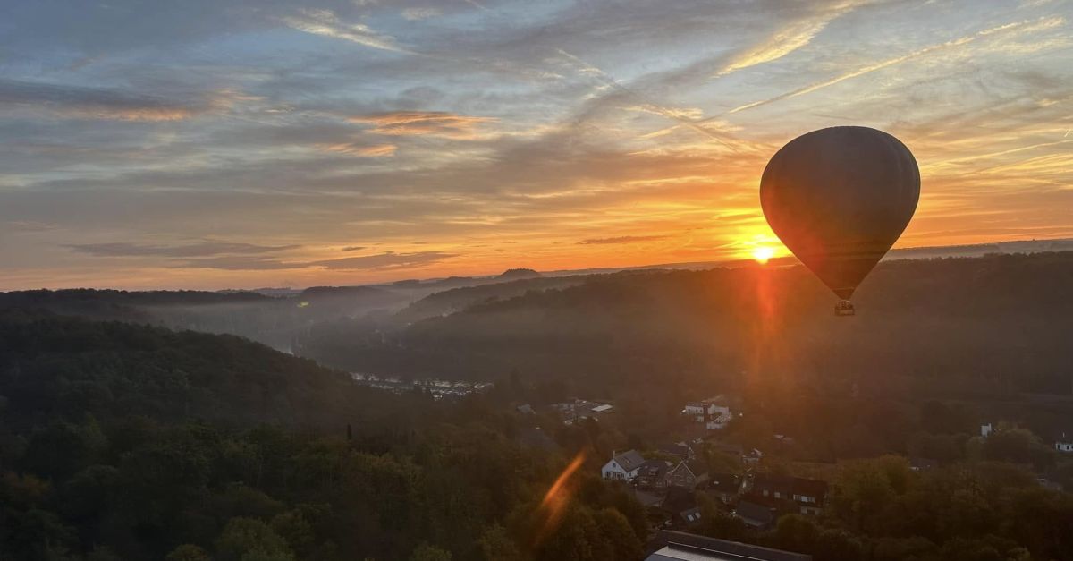 Vol en montgolfiere Jardins d'Annevoie