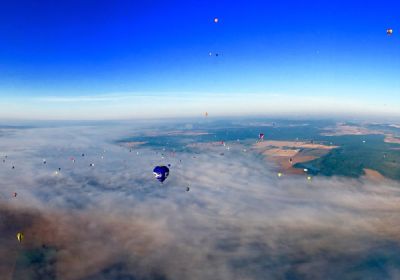 Vol en montgolfière dans toute la Belgique