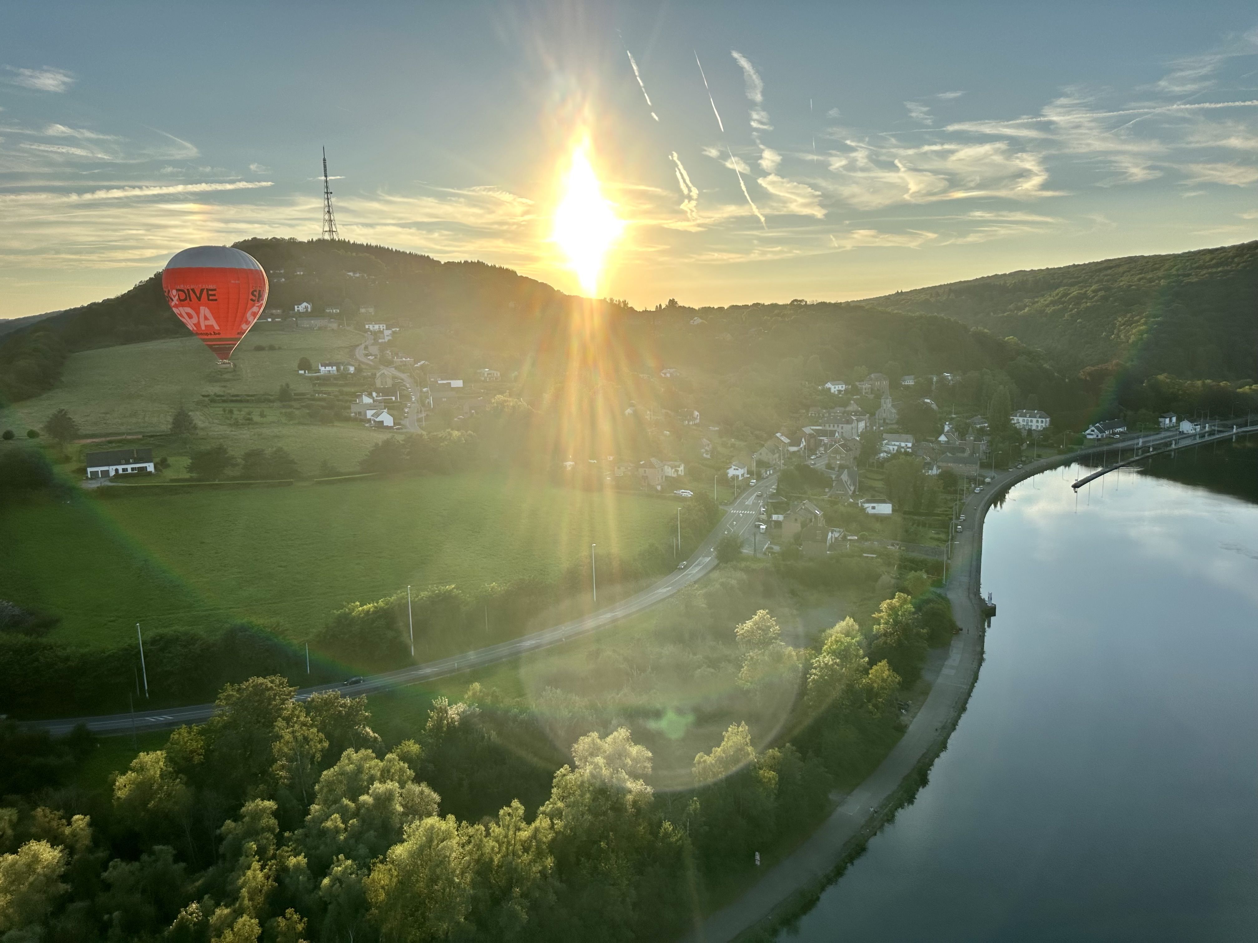 Vol montgolfiere Collège d'Erpent