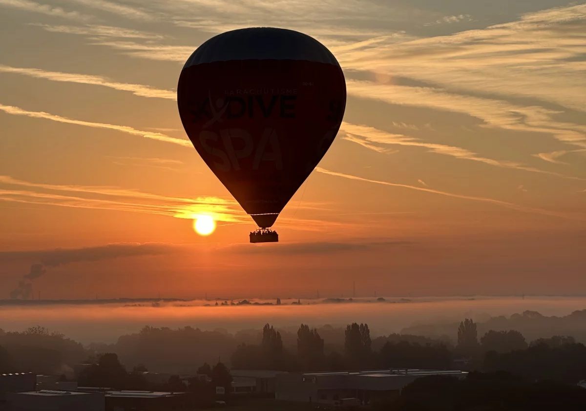 Hot air balloon flight in Liège and Spa for an unforgettable experience