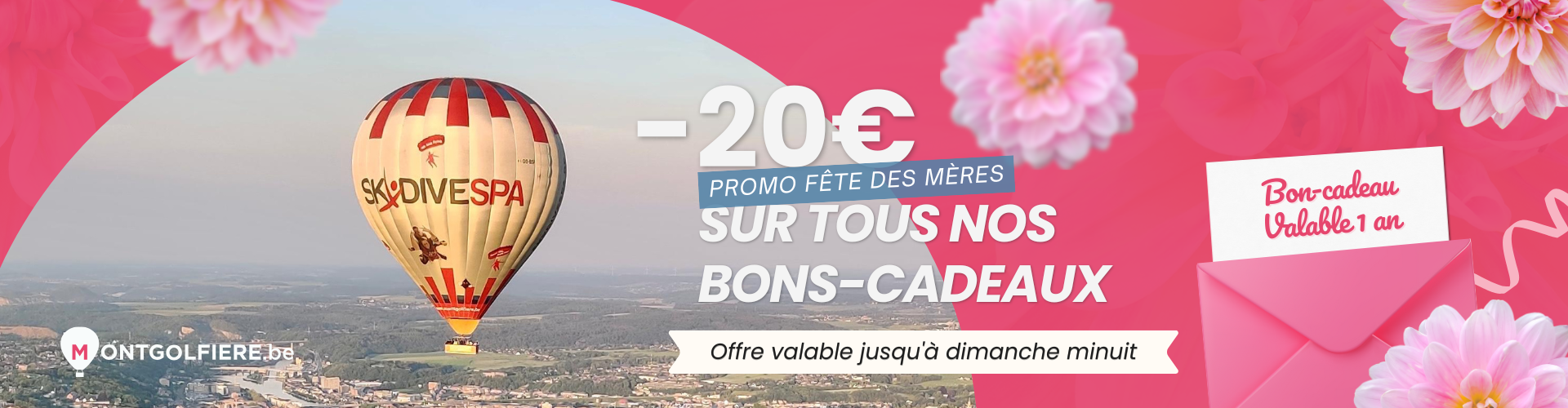 Offre spéciale Saint Valentin Montgolfière