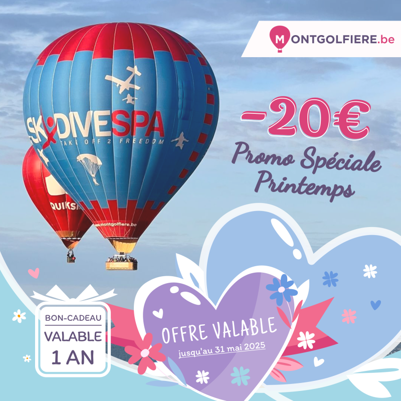 Promo Fête des mères Montgolfière
