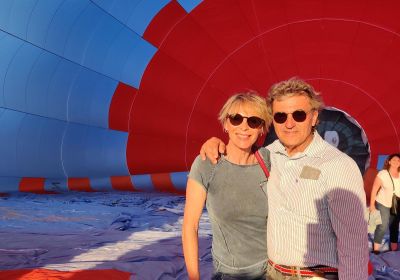 Décollage montgolfiere